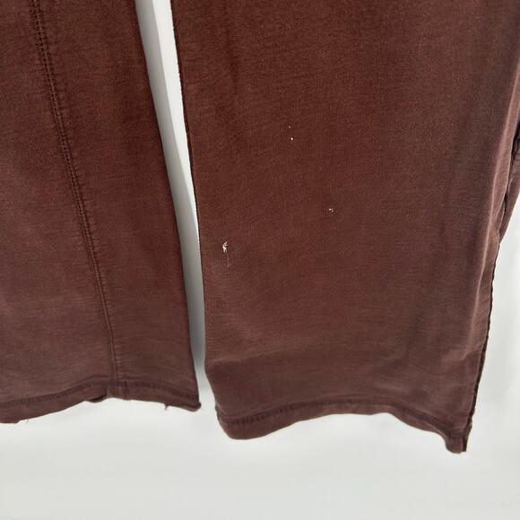 Vintage 90s y2k Women's Mocha Brown Maurices Wide Leg Baggy Flare Sweatpants - Picture 4 of 9